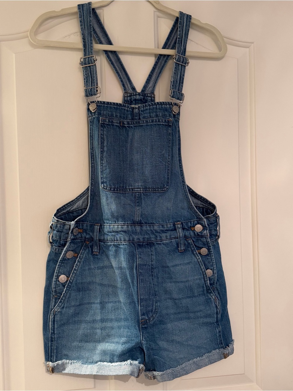Madewell Blue Denim Overalls Sz S